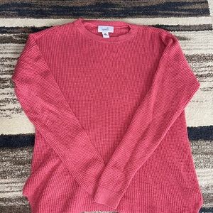 Wool cotton blend sweater